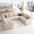 Beige Polyester