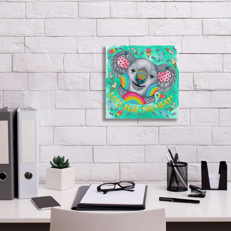 «Irresistible Animals 14» par Hello Angel, art mural sur toile, H 12 po x l 12 po x P 0,75 po