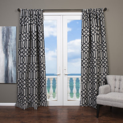Dang Semi Sheer Curtain Single Panel