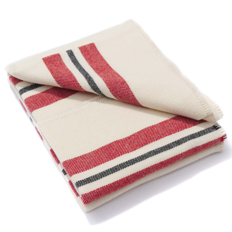Cabin Collection Hand Woven Blanket, Black, 66" x 96"