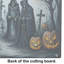 Grande planche à découper en verre The Grim Reaper Spooky Halloween