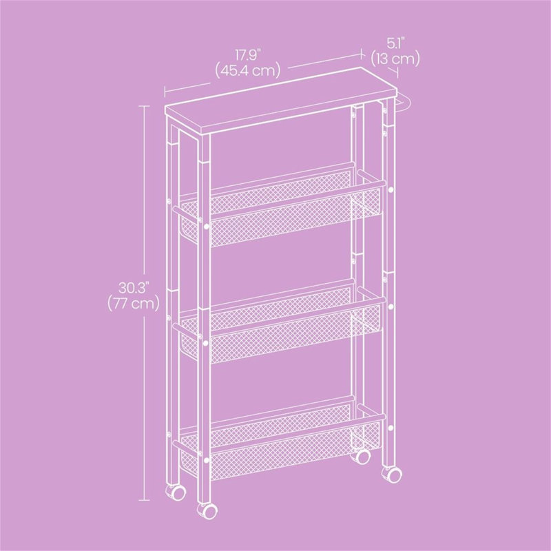 Metal Bar Cart
