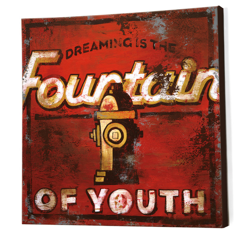 Fountain Of Youth by Rodney White - Wrapped Canvas Print, 46cm H x 46cm W x 4cm D