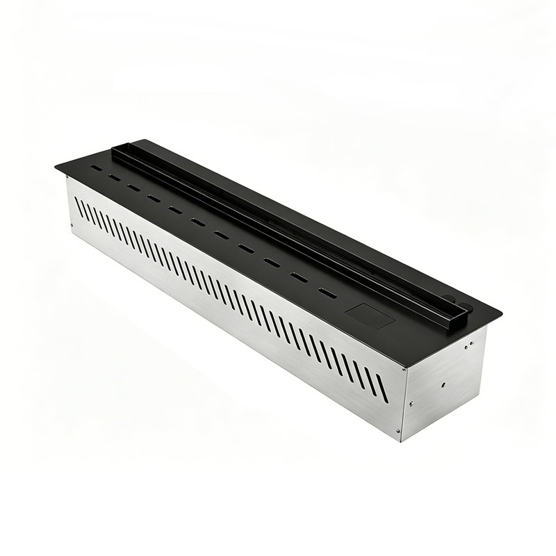 Humidificateur électrique encastré 27,56 "avec foyer à vapeur d'eau 3D, H 6,69 po x l 27,56 po x P 9,45 po