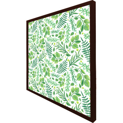 Tiphonnet Mixed Green Leaves - Single Picture Frame Print