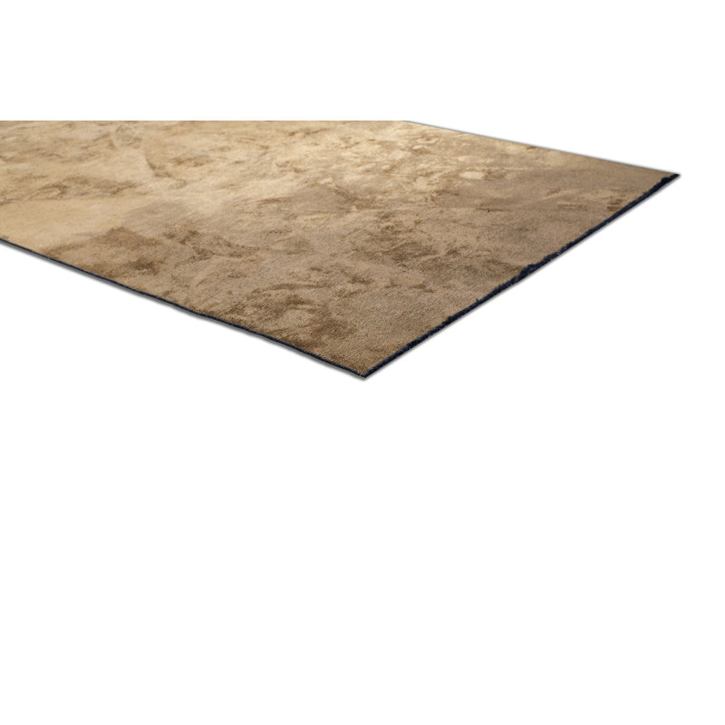Rapture Abstract Flatweave Gold Area Rug, Rectangle 7'10" x 9'10"