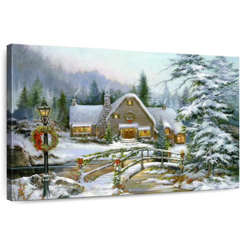 Hiver Noël, H 26 po x l 39 po