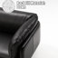 70.87" Black Genuine Leather Modular Sofa cushion couch-109043405-109043408