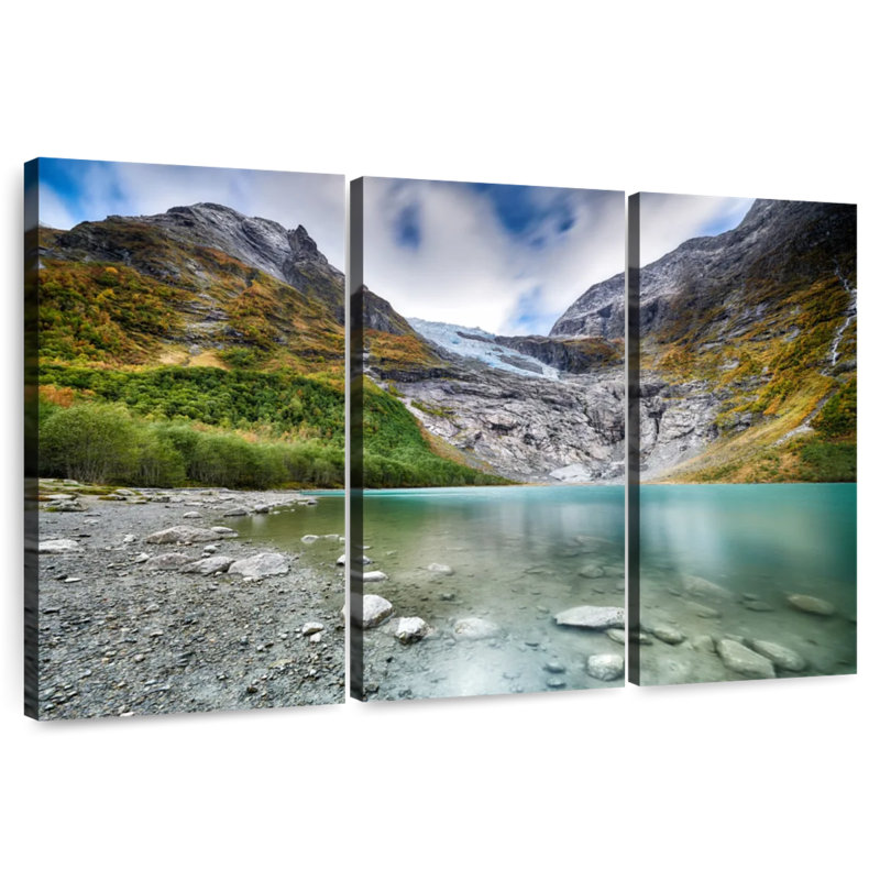 Glacier Alvord Jostedalsbreen, H 32 po x l 50 po