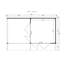 Lasita - 28 x 15 Ft. Premium Log Cabin With An Undercover Canopy And Aluminium Doors (70mm)-1277998822