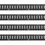 Ensemble de rail d'attache E Track, ensemble de rails E 5 '' de 18 pièces comprenant 4 rails en acier, 8 ancrages à joints toriques et 4 attaches avec anneau en D et 2 sangles à cliquet, accessoires de fixation pour vélos de cargaison, 2 000 lb