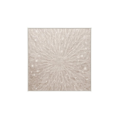 Tapis beige soyeux et moelleux