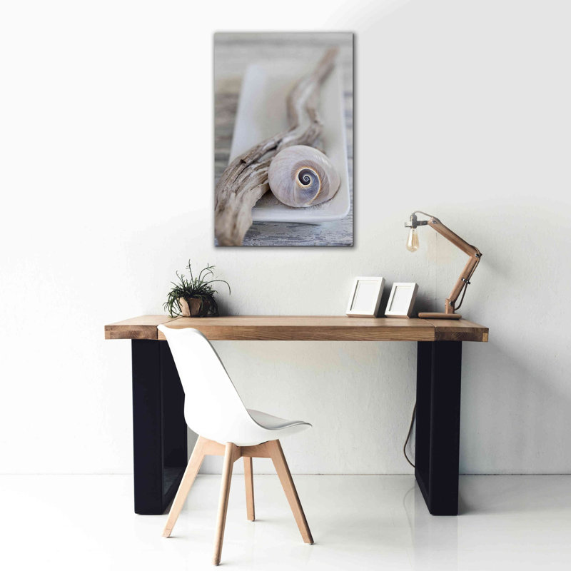 «Zen Style Beach Still» par Andrea Haase, estampe numérique sur toile, H 40 po x l 26 po x P 1,5 po