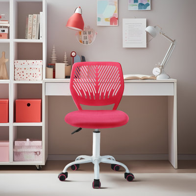 Elkland 360° Swivel Mesh Fabric Writing Office Task Chair with Height Adjustable for Teenager