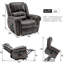 Cydnei Upholstered Heated Massage Chair