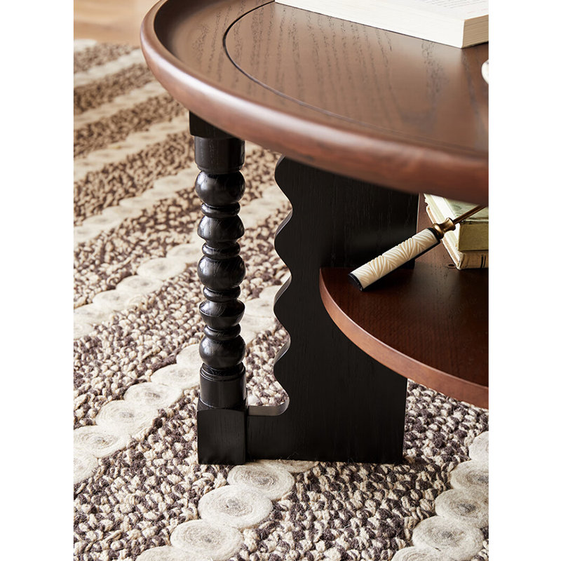 Table basse de style rétro américain