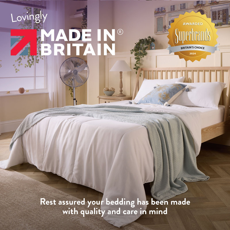 Cool Summer Nights Duvet 4.5 Tog Lightweight Cooler Quilt Machine Washable, Super King