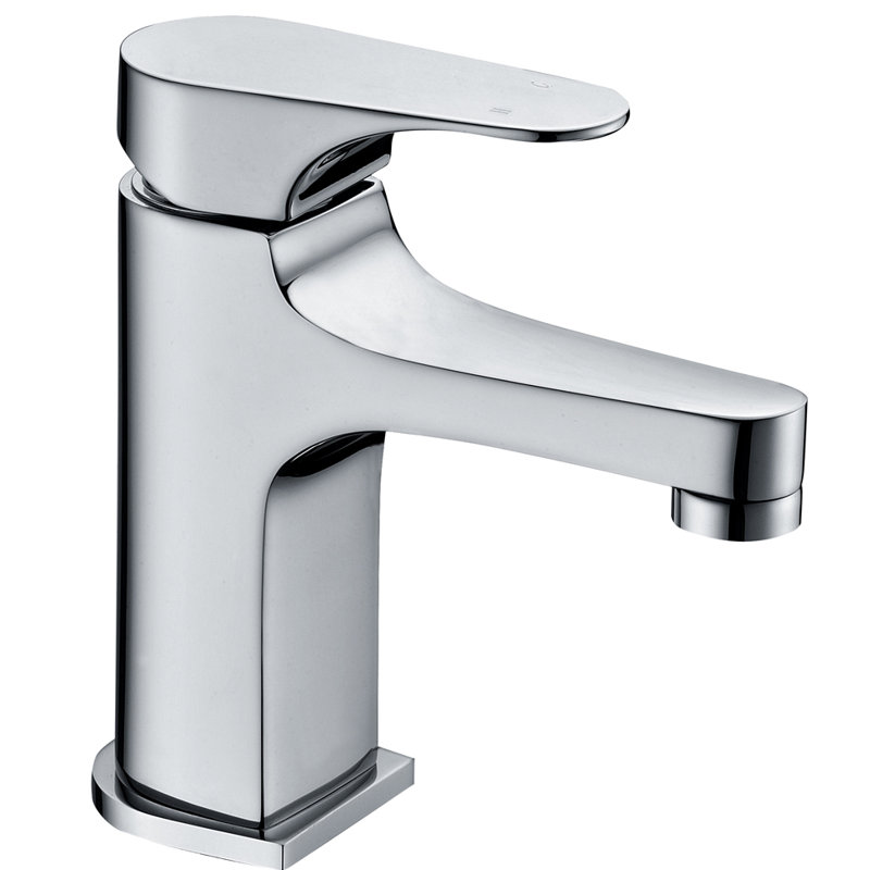 Single-Hole Single-handle Bathroom Faucet with Drain Assembly, Chrome