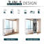 Armoire de salle de bain 24 po x 22 po, avec double porte et miroir pour correcteur