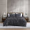 Ensemble de housse de couette gaufré Kenneth Cole