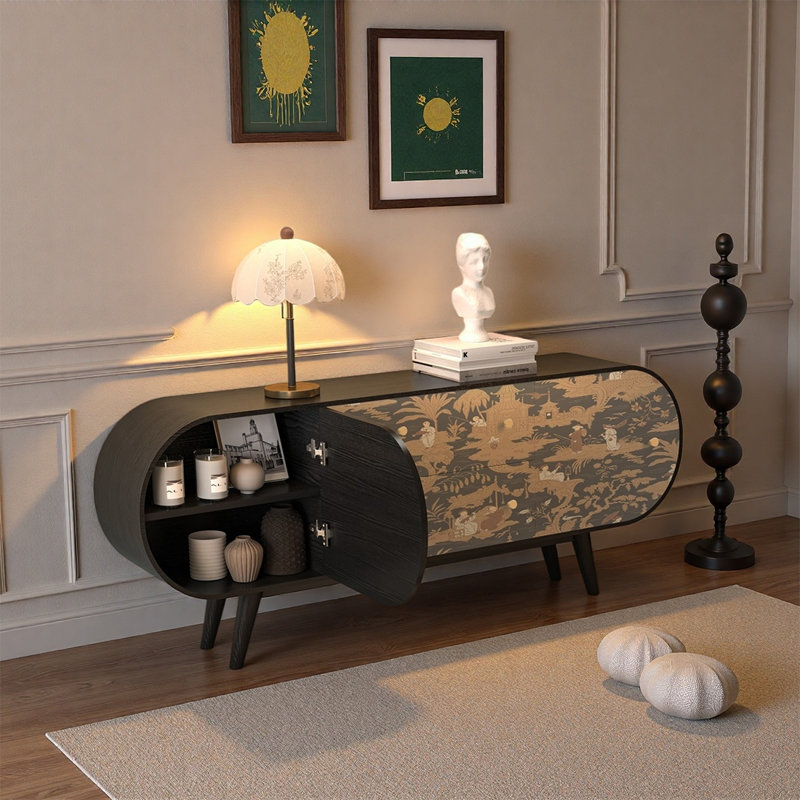 Solid Pine Storage Sideboard Cabinet
