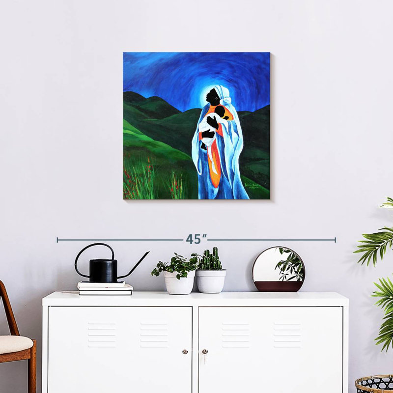Lelend Madonna and Child Hope For The World, H 24 po x l 24 po
