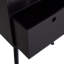 Ozzy 36cm W Manufactured Wood Bedside Table