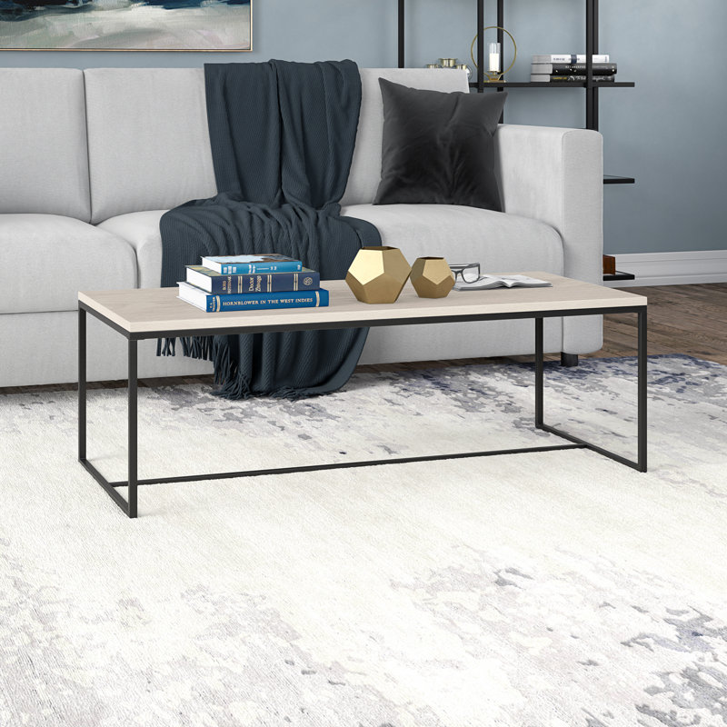 Boone Coffee Table, Alder White