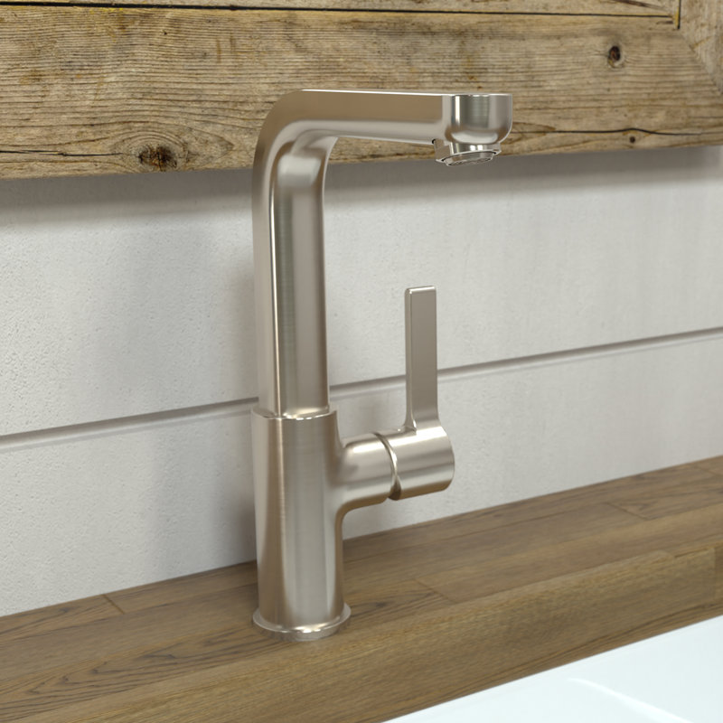 Metris S Single Handle Kitchen Faucet, Brushed Nickel