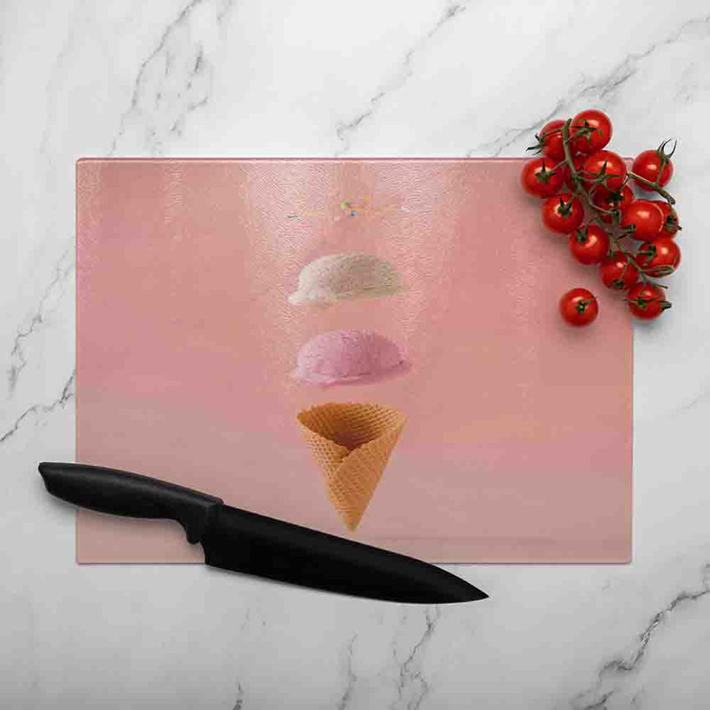 Ice Cream Glass Chopping Board