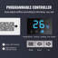 Ventilateur / ventilateur d'appoint silencieux 6 x 10 pouces avec télécommande Blanc-114446330