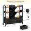 104cm H x 100cm W Metal Standard Bookcase-378555954