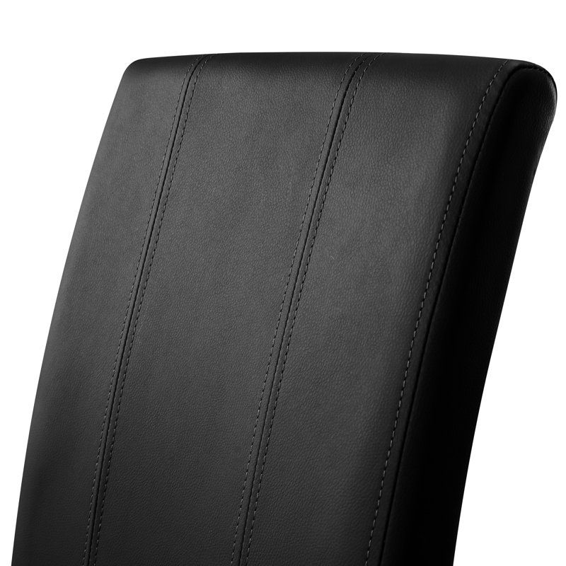 Chaise imperméable en cuir PU Mitman, 4, Noir, noir, noir, noir