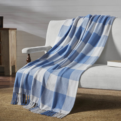  Annie Buffalo Check Handmade Throw Blanket