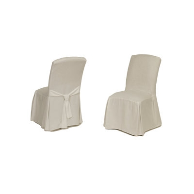 Housse pour chaise de salle à manger en coton