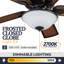 Ventilateur de plafond 42 po avec ensemble d'éclairage Viretta-2060632422