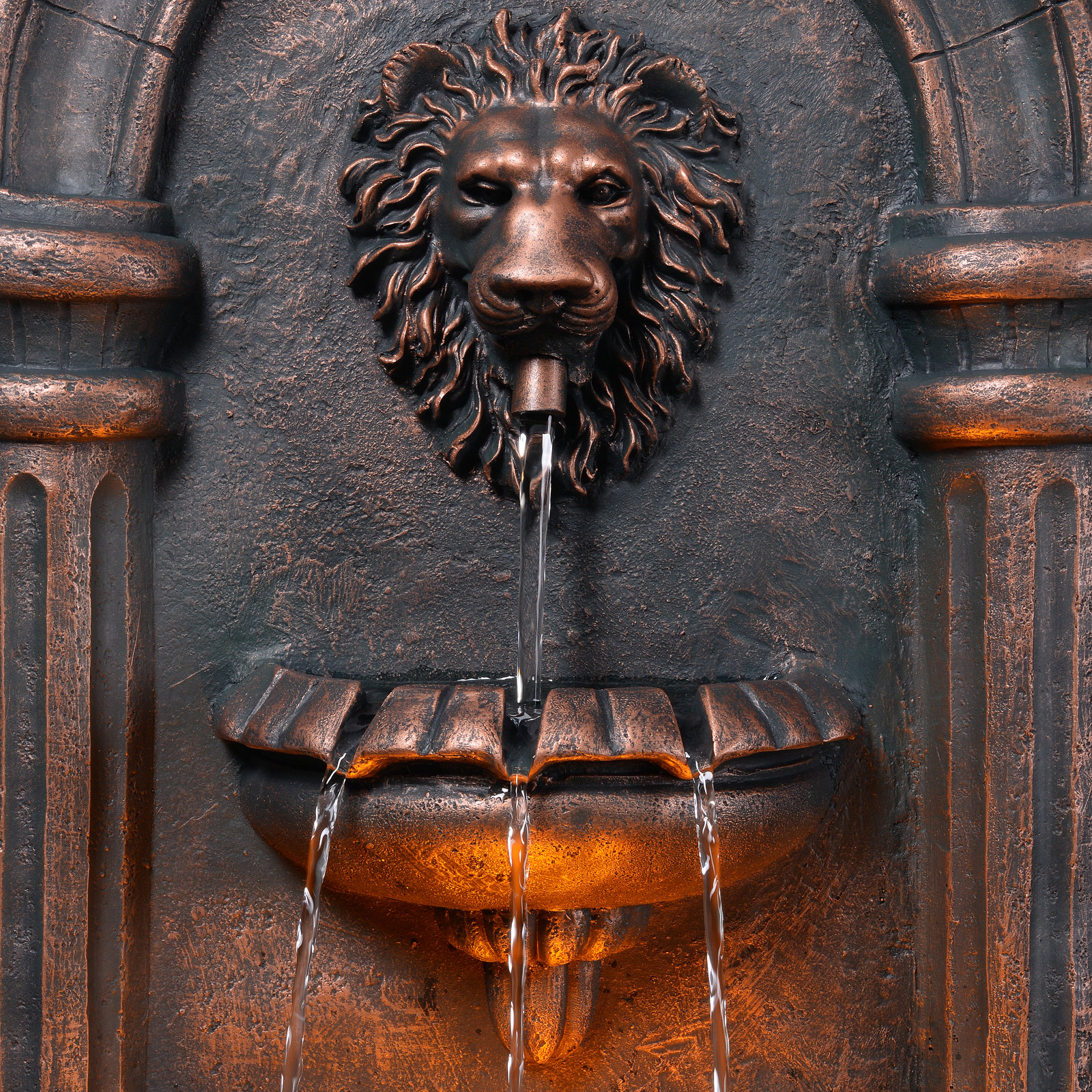 Jowett Tiered Fountain with Pump, Antique Bronze
