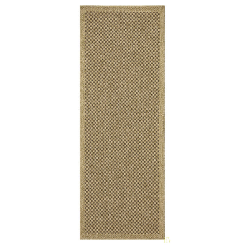 Earth GC_NTL1005 Jute/7 Ft. 10 In. X 10 Ft. 3 In. Indoor/Outdoor Area Rug, Rectangle 7'10" x 10'3"