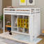 Lit mezzanine en bois avec garde-robe, tablettes et armoire-501571877-501571879