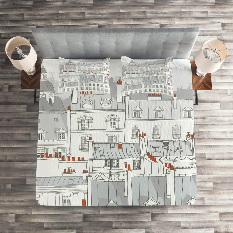 Coverlet, King Bedspread + 2 Shams