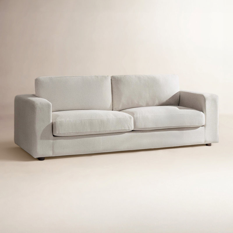 Canapé en mélange de duvet l 91,75 "Peter, Gruau