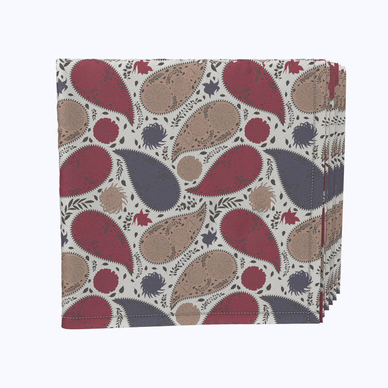 Polyester Abstract Square Napkin