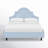 Knipe Upholstered Scalloped Bed-632229507-632229757