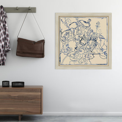 Indigo, croquis floraux par Megan Meagher - cadre photo