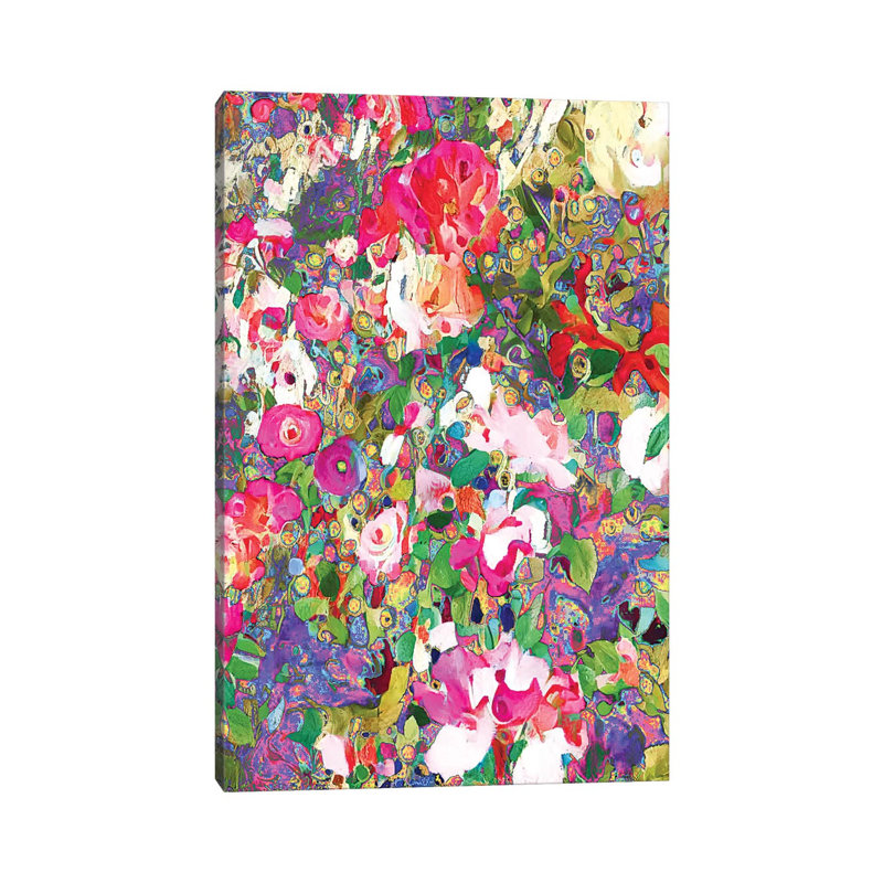 English Garden by Heather Offord - Wrapped Canvas Print