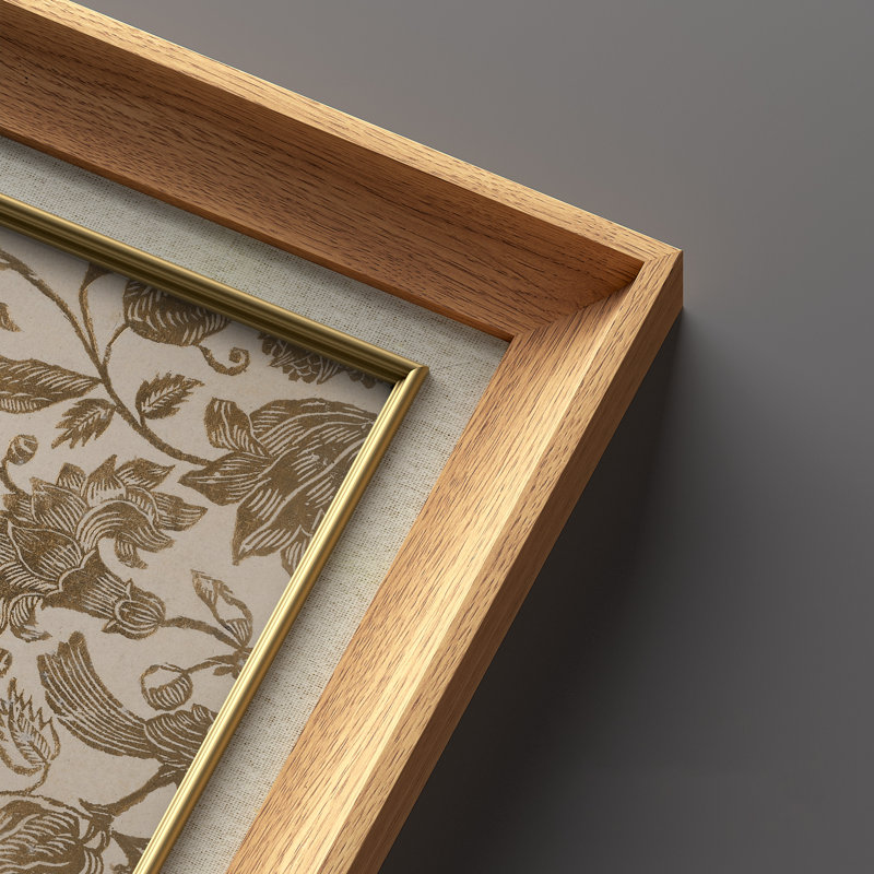 Ensemble de 2 œuvres d'art encadrées de qualité supérieure sur toile de qualité supérieure avec cadre de 26 po x 36 po