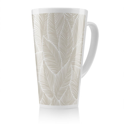 leaves Designer Latte Mug