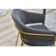 Chaise de salle à manger rembourrée en velours Ponca-833291625-833291630