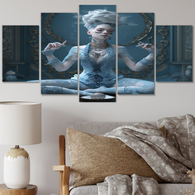 Woodford - reproduction d'art sur toile de yoga - 5 panneaux