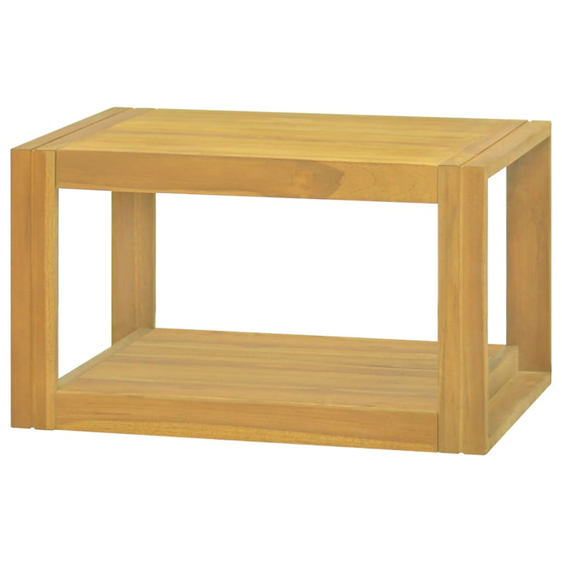 Armonk Solid Wood Bathroom Shelves, Brown